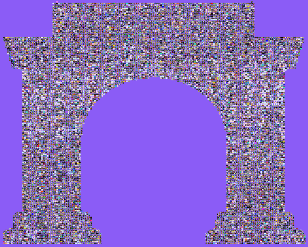 Farcaster 10K Mural | Interactive Community Arch - Farcaster Mini Apps